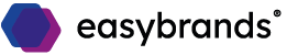 easybrands Logo mit schwarzem Schriftzug